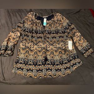 Daniel Rainn womens size 3x blouse NWT stitch fix exclusive
